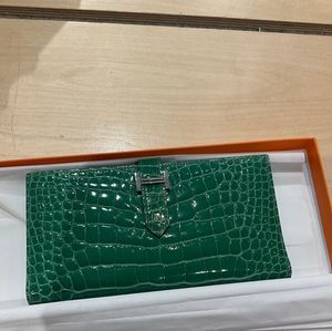 Hermès Bearn Alligator Wallet